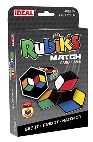 Rubik's 10767 Juego de Cartas, Formas, desafío, Rompecabezas, Multi