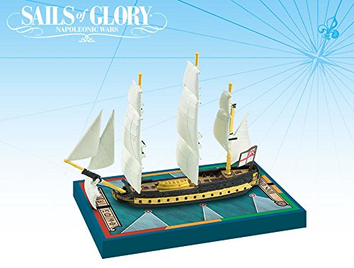 Sails of Glory: Tapetes ARESGN114C Africa 1781/ HMS Vigilant 1774: Paquete de Naves de Velas de Gloria, Multicolor