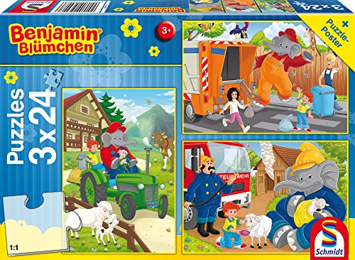Schmidt Spiele 56207 24pieza(s) Puzzle - Rompecabezas (Jigsaw Puzzle, Niños, 3 año(s), 263 mm, 178 mm, Caja)