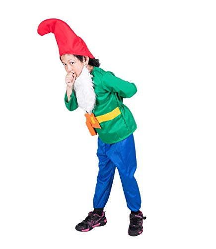 Seruna Disfraz de Enano F139 Tamaño 2-3 años (92-98 cm), Trajes de niños y niñas, para el Carnaval, también Adecuado como Regalo de cumpleaños