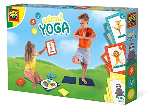 SES Creative- Animal Yoga Juego Infantil de Exterior, Multicolor (2288)