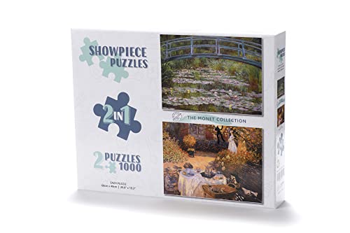 Showpiece Puzzles 2 x Colección de 1000 piezas (Monet)