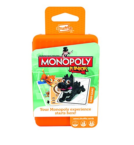 Shuffle Monopoly Junior Children's Card Game by