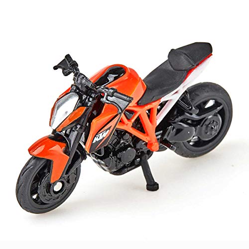 siku 1384, Moto KTM 1290 Super Duke R, Metal/Plástico, Naranja, Ruedas de goma
