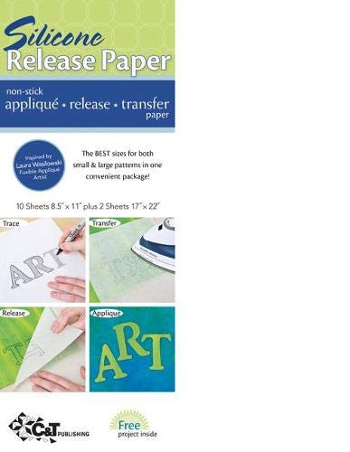 Silicone Release Paper: Non-Stick Appliqué • Release • Transfer Paper