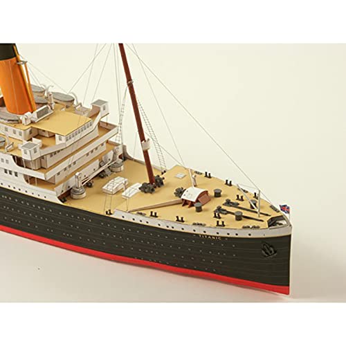SM SunniMix Kit de Modelo de Papel de Ensamblaje de Barco Titanic, Juego Educativo, Juguete de Papel, Coleccionables, Adornos de Decoración de Oficina
