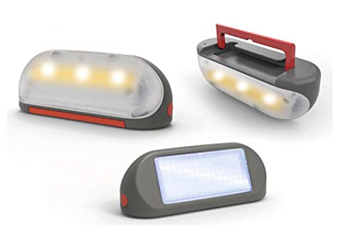 Smoby- Lámpara Solar Portátil para Casitas Smoby, con Asa para Transportar, Compatible con Modelos de Las Casitas Smoby, para Niños a Partir de 2 Años (810910)