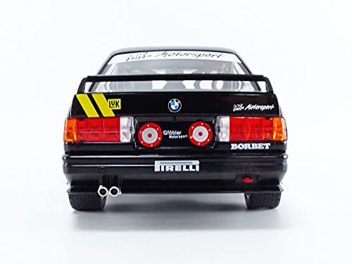 Solido 421189300 BMW E30 M3#31, DTM 1988, Conductor: K. Thiim, Escala 1:18, Negro/Amarillo.