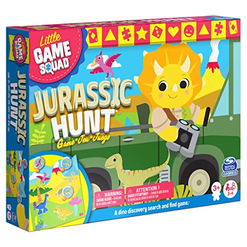 Spin Master 6059761 Juego Squad Jurassic Hunt Dinosaur Búsqueda y partido Juego