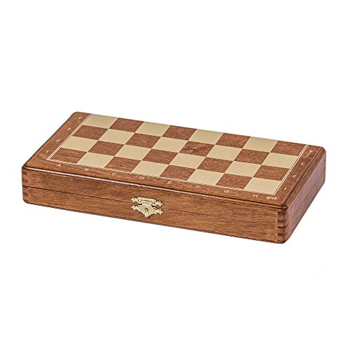 Square - Ajedrez de Madera - MAGNÉTICO - Basic - Tablero de ajedrez - 26,5 cm