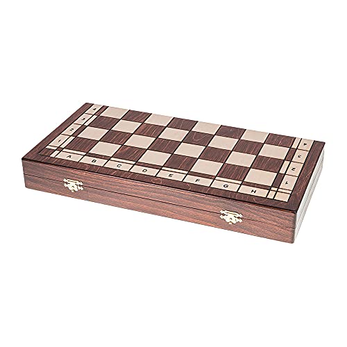 Square - Ajedrez de Madera Nº 4 - Classic - Tablero de ajedrez + Piezas de ajedrez - Staunton 4