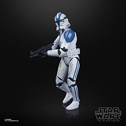 Star Wars The Black Series - 501st Legion Clone Trooper - Figura a Escala de 15 cm del 50.º Aniversario de Lucasfilm Guerra de los Clones