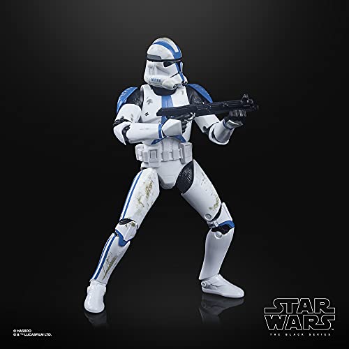 Star Wars The Black Series - 501st Legion Clone Trooper - Figura a Escala de 15 cm del 50.º Aniversario de Lucasfilm Guerra de los Clones