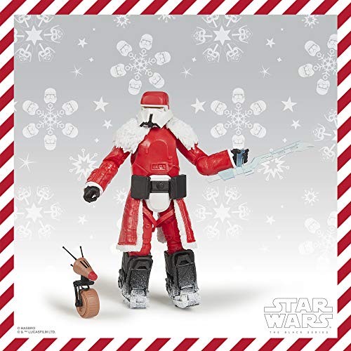 Star Wars The Black Series Range Trooper (edición navideña) y D-O Toys, Figuras coleccionables con temática navideña de 15 cm, niños a Partir de 4 años