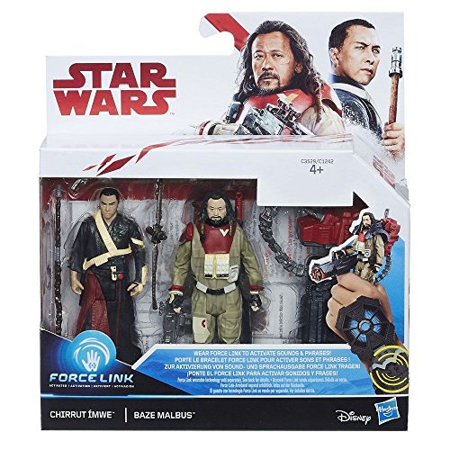 Star Wars: The Last Jedi Chirrut Imwe and Baze Malbus Force Link 2 Pack
