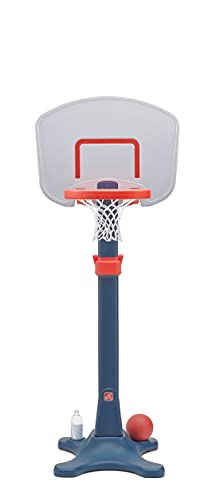 Step2 Shootin’ Hoops Pro Set de Basketbal ajustable | Canasta de Baloncesto infantil | Juete para niños a partir de 2 años | Canastas con Soporte 122-183 cm