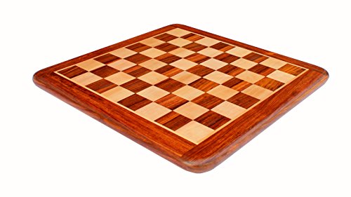 StonKraft Tablero de Juego de ajedrez de Madera Coleccionable de 21 "x 21" sin Piezas para Jugadores de ajedrez Profesionales