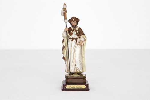 Sukima Décor Trofeos Cadenas Santiago Apostol Figura Religiosaen resina, 20 cm