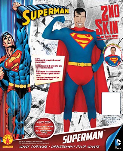 Superman I-880520L - Disfraz hombre (adulto) (talla L- 165cm /180 cm)
