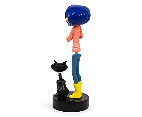Surreal Entertainment Coraline with Cat PVC Bobble Figure | 6.5 Inches Tall