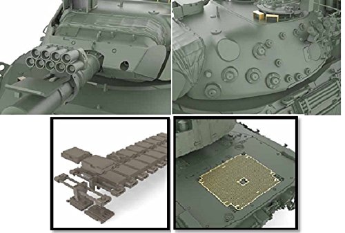 Tanque Modelo alemán Leopard Tanque de Batalla Principal 1 A5 Escala 1:35