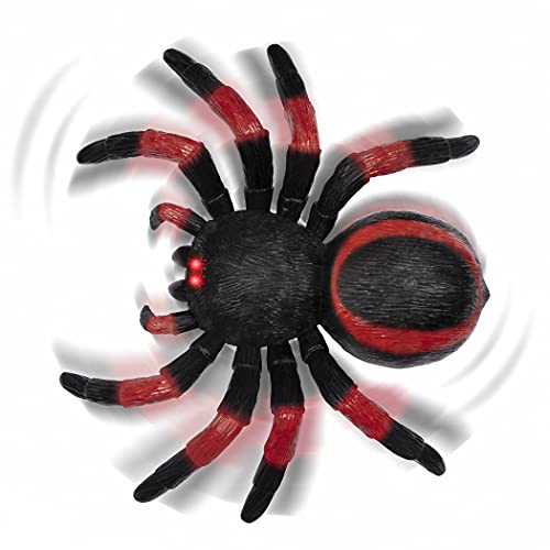 Terra by Battat - RC Spider: Tarántula, araña de control remoto infrarrojo con ojos LED espeluznantes para niños mayores de 6 años, Multi