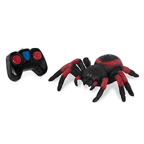 Terra by Battat - RC Spider: Tarántula, araña de control remoto infrarrojo con ojos LED espeluznantes para niños mayores de 6 años, Multi