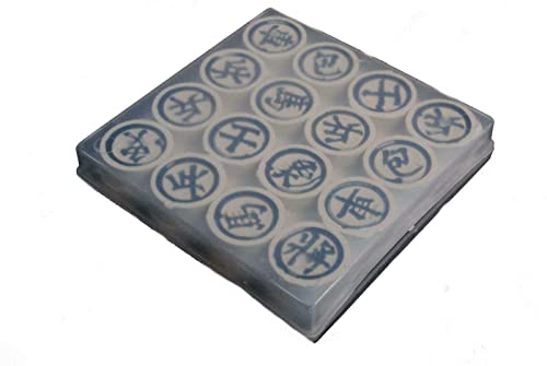 Terrapin Trading Comercio Justo Vietnamita Plástico Chino Juego de Ajedrez en Caja 10x10x3cm Pieza Tamaño 2.5cm