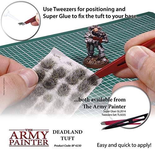 The Army Painter | Deadland Tuft | Battlefields, XP - Terrain Model Kit for Miniature Bases and Dioramas - 77 Pcs, 3 Sizes