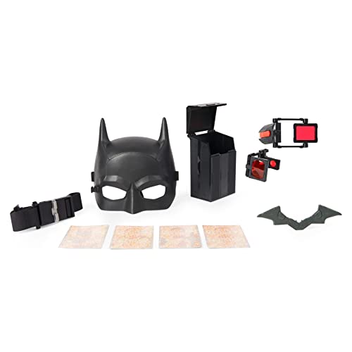 THE BATMAN - DISFRAZ BATMAN NIÑO - DC COMICS - Kit de Detective Batman para Disfrazarse - Juguete Interactivo con Máscara Batman y Accesorios - 6060521 - Juguetes Niños 4 Años +