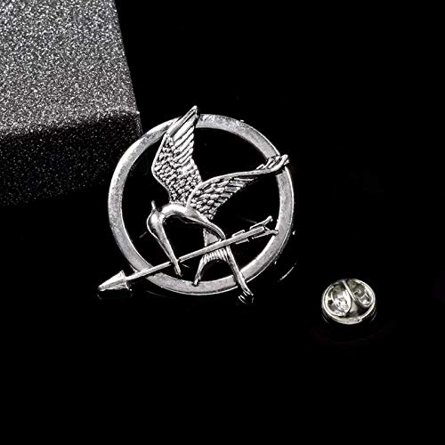 The Hunger Games Movie Sinsajo Prop Pin (plata)
