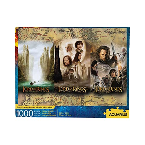The Lord of the Rings- Puzzle, Multicolor (NMR Distribution 65369)