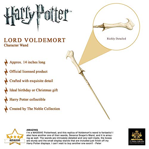 The Noble Collection Lord Voldemort Varita de Personaje
