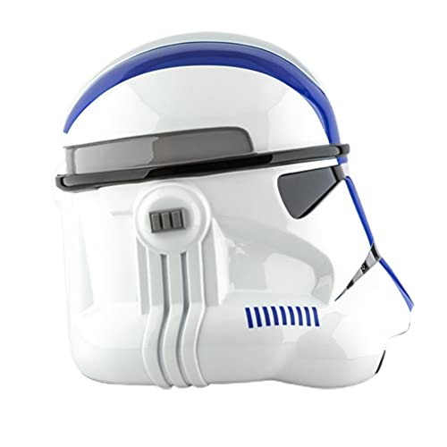 Tianbi Casco mandaloriano, cubierta de la cara de Halloween, Clone Trooper Imperial Stormtrooper Casco de cabeza completa de PVC Star Wars Películas Cosplay Headgear Adultos
