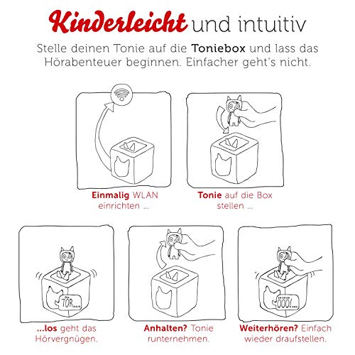 tonies 01-0027 - Figuras de audición para Caja Toniebox – Ritter Rost – La Isla mágica – Aprox. 40 min – A Partir de 4 años – en alemán