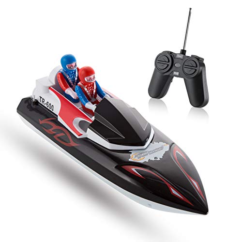 Top Race Remote Control Boat para Principiantes, My First Little RC Boat for Kids. TR-600