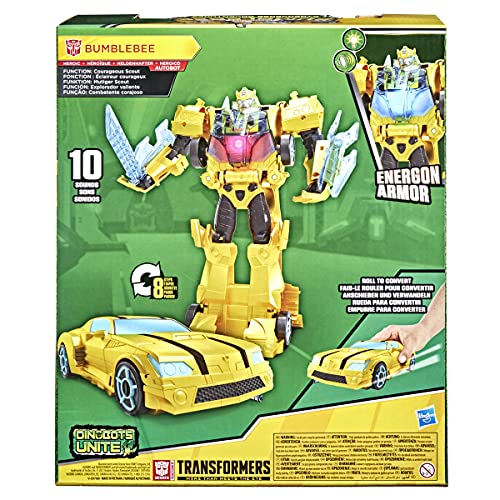 Transformers Bumblebee Cyberverse Adventures Dinobots Unite Roll N' Camange Bumblebee