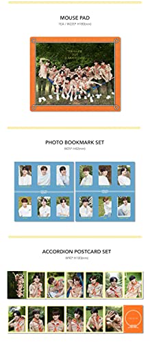 TREASURE - 2021 SUMMER CAMP [DVD ver.] Album+BolsVos K-POP Webzine (20p), Decorative Stickers, Photocards