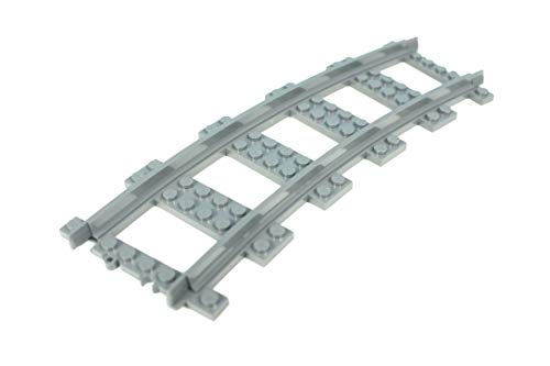 Trixbrix.eu Tracks curvados R56 compatibles con juegos de tren Lego City Train 60197 60198 10277 60205 60238.