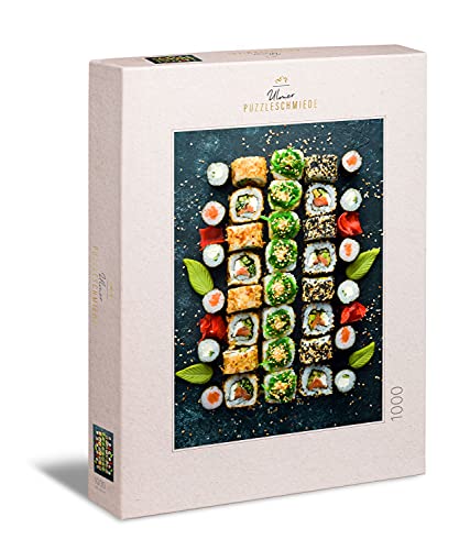 Ulmer Puzzleschmiede - Puzzle Sushi: Puzzle de 1000 Piezas - La Comida Japonesa como un Rompecabezas Moderno