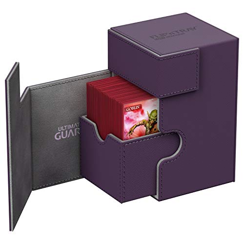 Ultimate Guard Flip´n´Tray Deck Case 100+ Caja de Cartas Tamaño Estándar XenoSkin Violeta