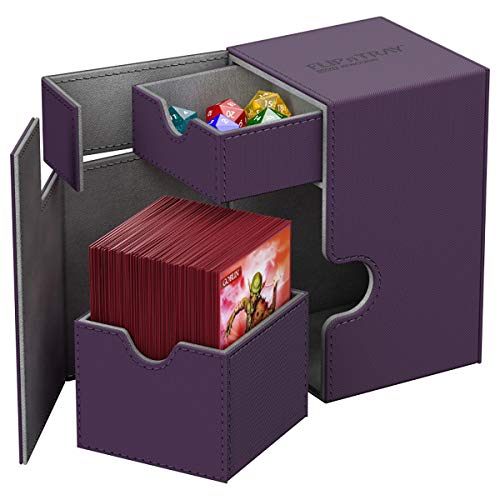 Ultimate Guard Flip´n´Tray Deck Case 100+ Caja de Cartas Tamaño Estándar XenoSkin Violeta