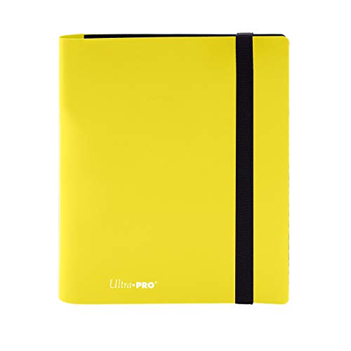 Ultra Pro Eclipse 4 Pocket Pro-Archivador de 4 bolsillos, color amarillo limón (E-15383)