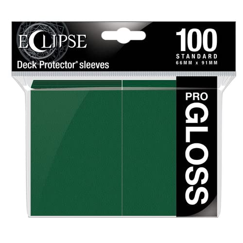Ultra Pro Eclipse Gloss-Mangas estándar (100 Unidades), Color Verde, Bosque. (E-15605)