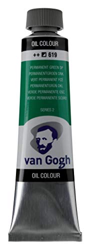 Van Gogh Aceite DE Pintura Profundo, Verde Permanente, talla única