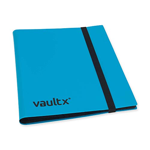 Vault X Binder - Carpeta para Cartas Coleccionables - 9 Tarjetas por Pájina - 360 Bolsillos de Inserción Lateral para TCG (Azul)