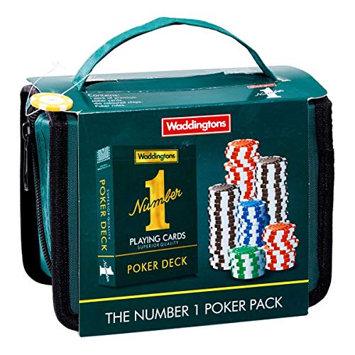 Waddingtons Poker Número 1-Bolsa de Viaje, Color Verde (Winning Moves 031196)