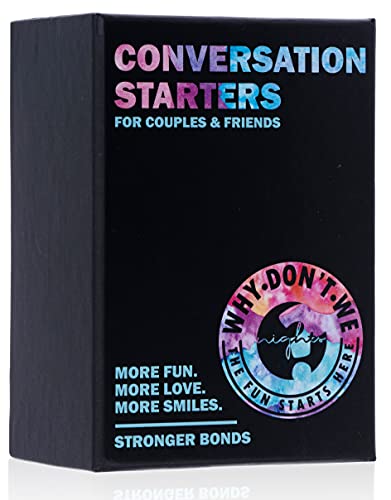 WHY DON'T WE Conversation Starters para parejas - 120 cartas con preguntas, conversaciones, juegos y mucho más - Juegos divertidos y románticos para parejas