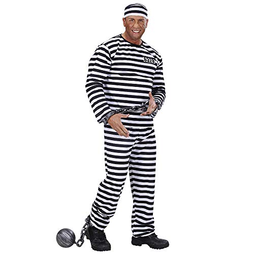 Widman - Disfraz de preso para hombre, talla M (39092)