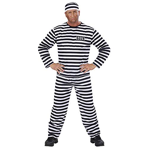Widman - Disfraz de preso para hombre, talla M (39092)